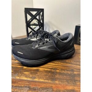 Brooks Ghost 14 Black Running Shoes Womens Size 10 Athletic Sneakers‎
